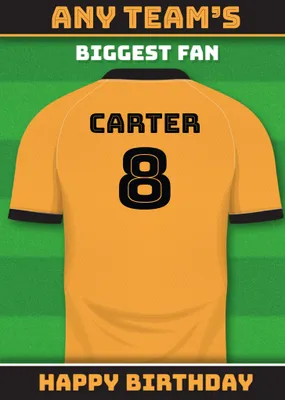 Football Legends Birthday Card