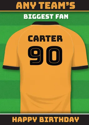 Football Legends Birthday Card