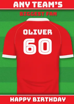 Football Legends Birthday Card