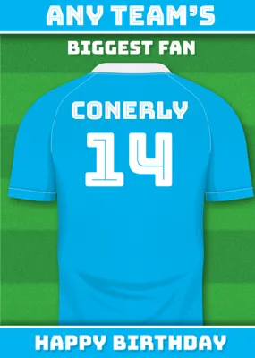 Football Legends Birthday Card