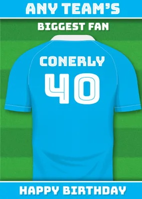 Football Legends Birthday Card