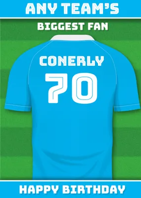 Football Legends Birthday Card