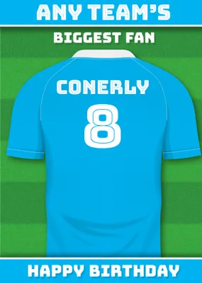 Football Legends Birthday Card