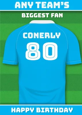 Football Legends Birthday Card