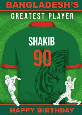 Cricket Legends Bangladesh's Greatest Player Card