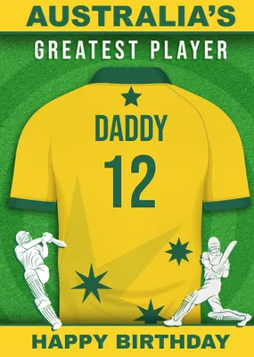 Cricket Legends Australia's Greatest Player Card