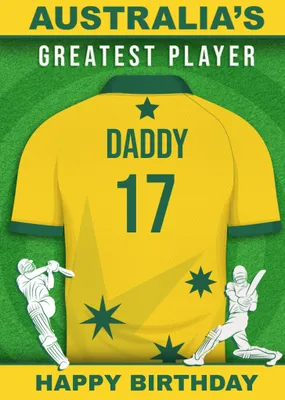 Cricket Legends Australia's Greatest Player Card