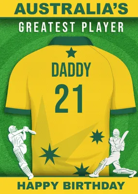 Cricket Legends Australia's Greatest Player Card
