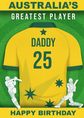 Cricket Legends Australia's Greatest Player Card