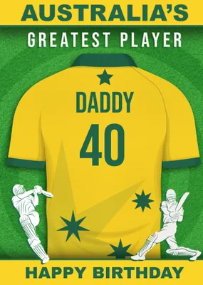 Cricket Legends Australia's Greatest Player Card