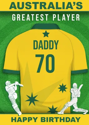 Cricket Legends Australia's Greatest Player Card