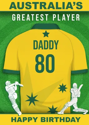 Cricket Legends Australia's Greatest Player Card