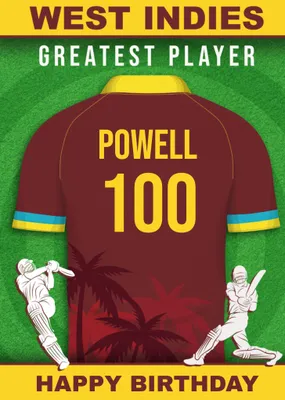 Cricket Legends West Indies Greatest Player Card