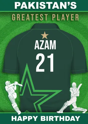 Cricket Legends Pakistan's Greatest Player Card