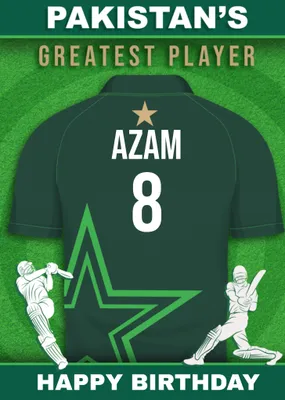 Cricket Legends Pakistan's Greatest Player Card