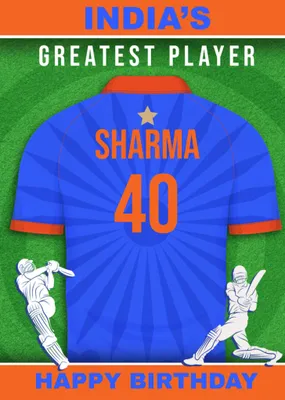 Cricket Legends India's Greatest Player Card