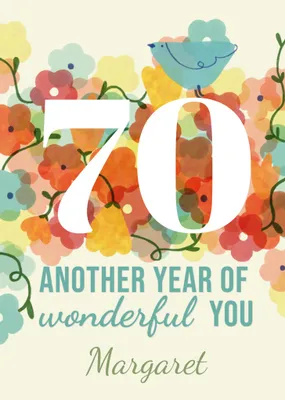 Another Year Of Wonderful You Birthday Card