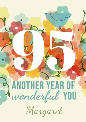 Another Year Of Wonderful You Birthday Card