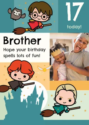 Harry Potter Photo Upload Birthday Card