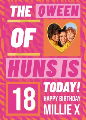 Hunsnet Qween Of Huns 30 Today Photo Upload Birthday Card