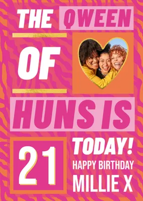 Hunsnet Qween Of Huns 30 Today Photo Upload Birthday Card