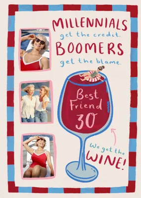 Best Friend Photo Upload Birthday Card