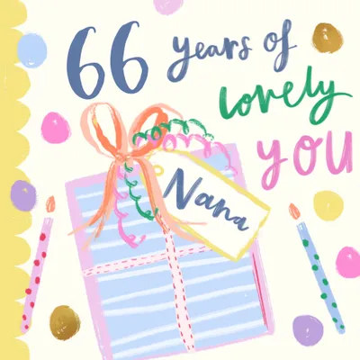 70 Years Of Lovely You Nana Birthday Card 