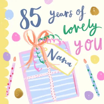 70 Years Of Lovely You Nana Birthday Card 