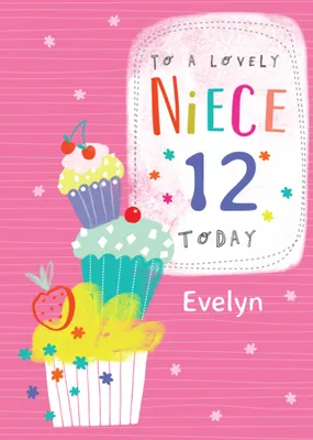 To A Lovely Niece Birthday Card