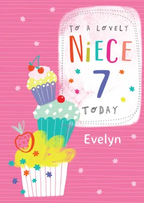 To A Lovely Niece Birthday Card