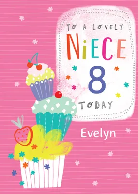 To A Lovely Niece Birthday Card