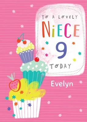 To A Lovely Niece Birthday Card