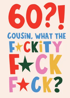 What The F Card Birthday Card