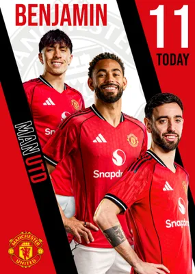 Manchester United Birthday Card