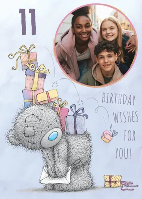 Tatty Teddy Photo Upload Birthday Card