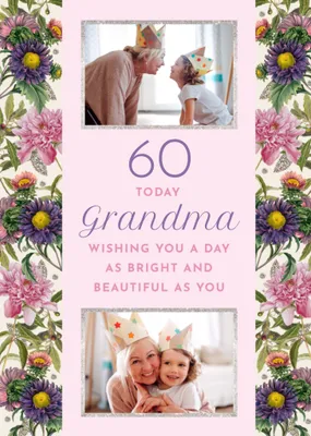Natural History Museum Grandma Photo Upload Birthday Card