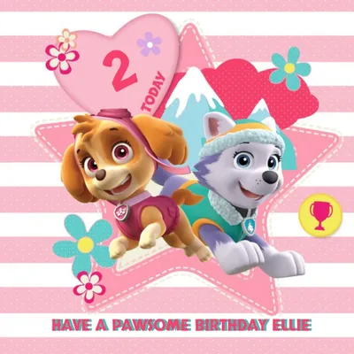 Have A Pawsome Birthday - Pay Patrol Birthday Card