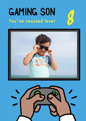 Pigment 30K Illustration Eight Photo Upload Xbox Birthday Card