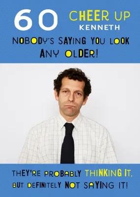 Large Photo Upload Humorous Birthday Card  