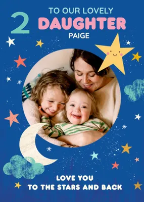 Photo Upload Daughter Birthday Card  