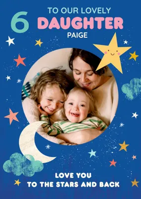 Photo Upload Daughter Birthday Card  