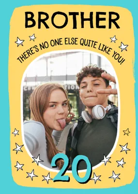 No One Else Quite Like You Photo Upload Birthday Card