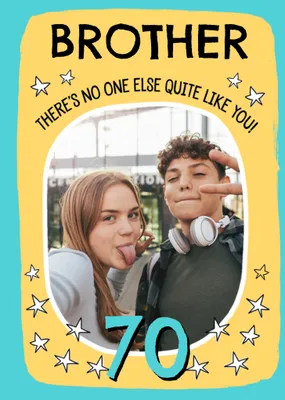 No One Else Quite Like You Photo Upload Birthday Card