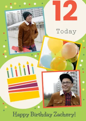 Photo Upload Birthday Card