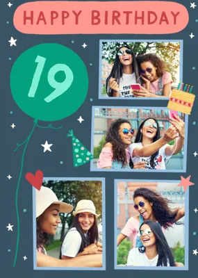 Happy 18th Photo Upload Birthday Card
