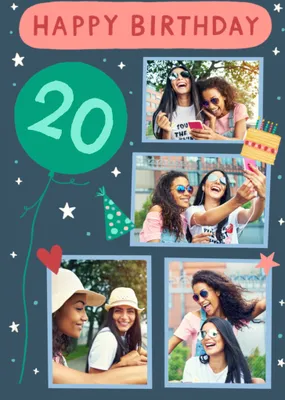 Happy 18th Photo Upload Birthday Card