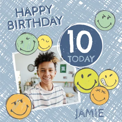 SmileyWorld® Photo Upload Birthday Card