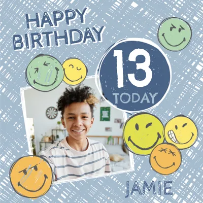 SmileyWorld® Photo Upload Birthday Card