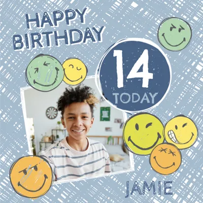 SmileyWorld® Photo Upload Birthday Card