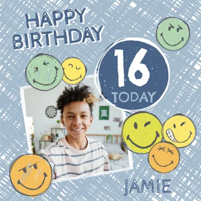 SmileyWorld® Photo Upload Birthday Card